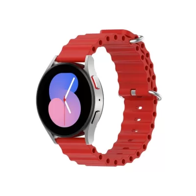 Ремешок 20mm .Ocean Silicone (Red)