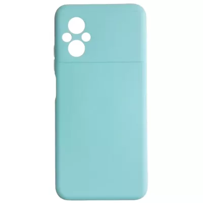 Чехол Poco M5 4G Silicone Case Logo (Голубой(11))