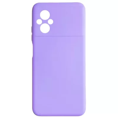 Чехол Poco M5 4G Silicone Case Logo (Лиловый(13))