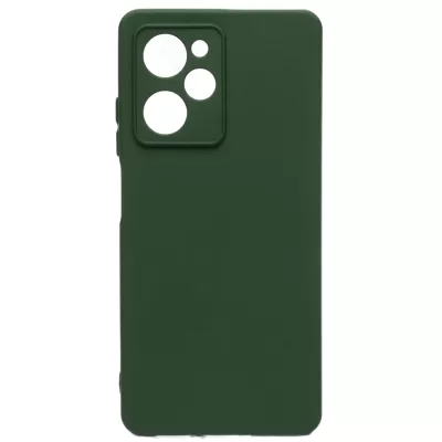 Чехол Poco X5 Pro 5G Silicone Case Logo (Темно-зеленый(22))