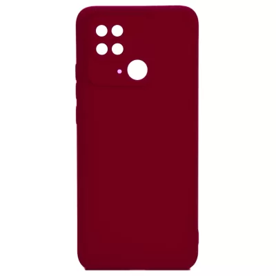 Чехол Redmi 10C Silicone Case Logo (Винный(23))