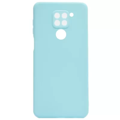 Чехол Redmi Note 9 Silicone Case Logo (Голубой(11))