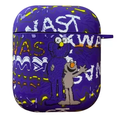 Чехол для AirPods Luxo (Мишка Фиолетовый(A59))