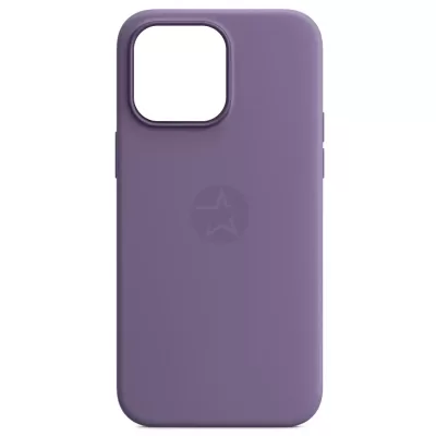 Чехол для iPhone 14 Pro Max App Silicone Case A With MagSafe (Orig IC) (Iris)