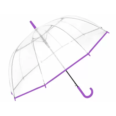 Зонт прозрачный трость Galaxy (Purple)