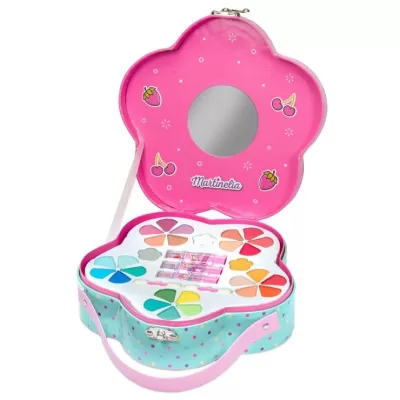 Martinelia, Yummy, Кейс Flower 28 оттенков теней, 3 бальзама для губ, аппликаторы