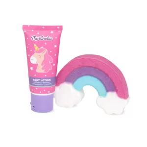 Martinelia, Детский набор бомбочка для ванны, крем для тела