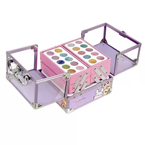 Martinelia, Лучшие друзья, Кейс с раскладным механизмом 20 оттенков теней, 6 бальзамов для губ, 4 гу