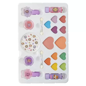 Martinelia, Лучшие друзья, Набор косметики в кейсе 10 оттенков теней, 2 губные помады, 2 карандаша д