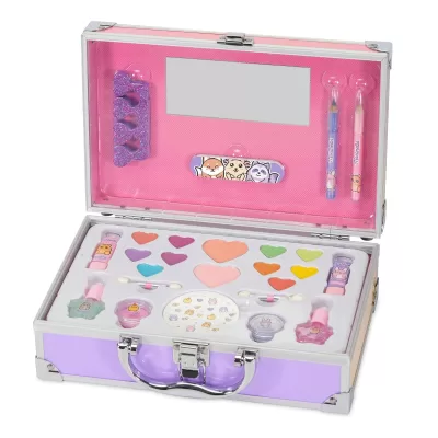 Martinelia, Лучшие друзья, Набор косметики в кейсе 10 оттенков теней, 2 губные помады, 2 карандаша д