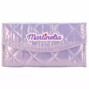Martinelia, Перламутровый кошелек с косметикой мини 18 оттенков теней, 3 вида румян, 4 лака для ногт