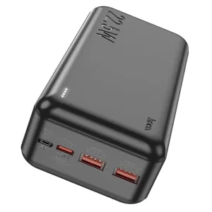 Внешний АКБ Hoco J101B 30000mAh 2USB, 1 Type-C, 20W PD+QC.0, черный