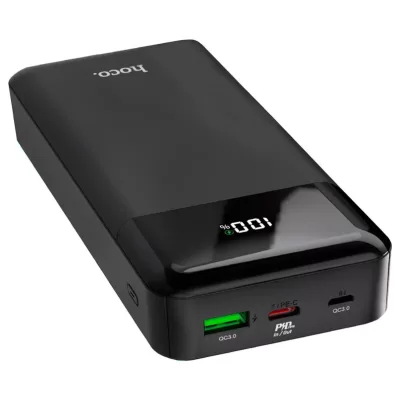 Внешний АКБ Hoco J102A 20000mAh 1USB 18W, 1 Type-C 20W PD+QC.0, черный