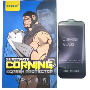 Защитное стекло iP 15 Pro MX.MOOX Corning (Black)