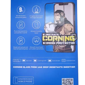 Защитное стекло iP 15 Pro MX.MOOX Corning (Black)