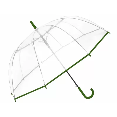 Зонт прозрачный трость Galaxy (Green)