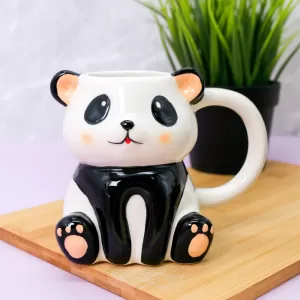 Кружка керамическая «Modest panda», white