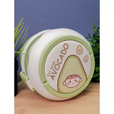 Ланчбокс "Circle eat more avocado", green