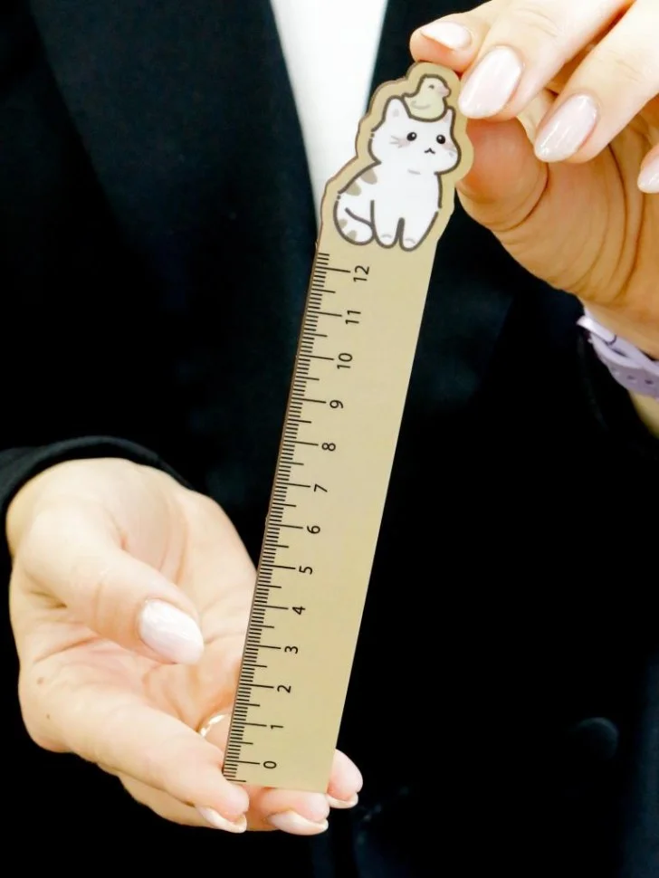 Линейка ECO из дерева Аниме «Cat duck» Линейка ECO из дерева Аниме «Cat duck»