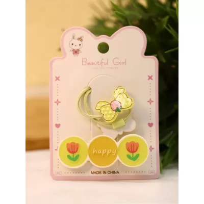 Набор аксессуаров для волос "Flower bows", yellow, 3 шт. в наборе