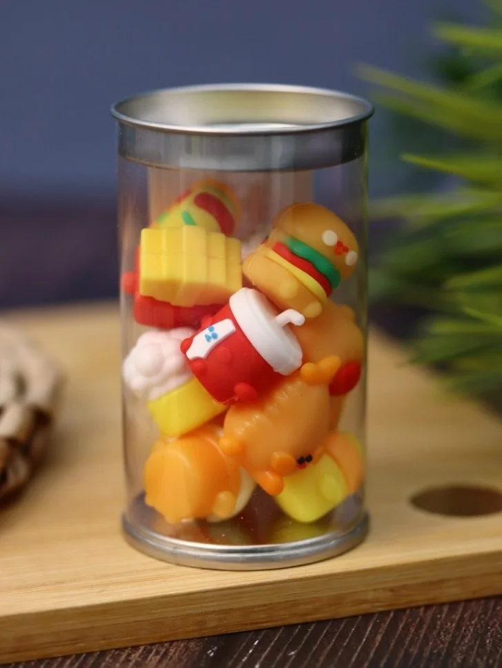 Набор ластиков Foodie burger, mix Набор ластиков "Foodie burger", mix