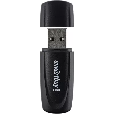 Накопитель USB 64 GB Smartbuy Scout Black