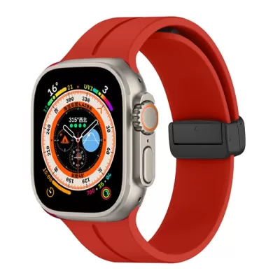 Ремешок Apple Watch D-Buckle 42-44-45-49mm (Red)