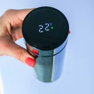 Термос с датчиком температуры «Gradient», blue (500 ml)