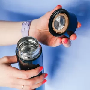 Термос с датчиком температуры «Gradient», blue (500 ml)