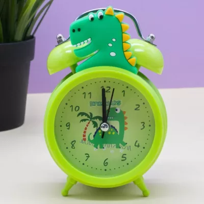 Часы-будильник «Dinopalm», green