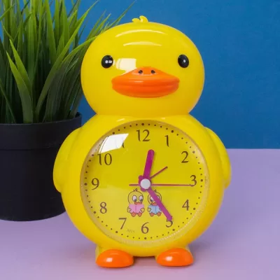Часы-будильник «Duck king», yellow