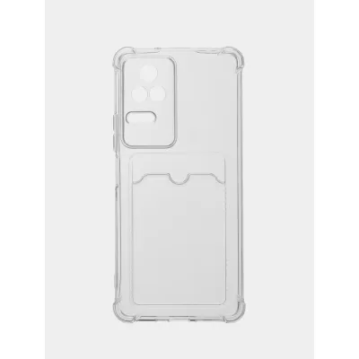 Чехол POCO F4 Pocket Case (TPU) (Clear)