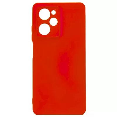 Чехол Poco X5 Pro 5G Silicone Case Logo (Красный(1))