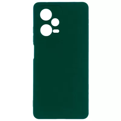 Чехол Redmi Note 12 Pro 5G Silicone Case Logo (Темно-Зеленый(22))