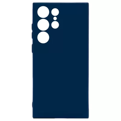 Чехол Sams S23 Ultra Silicone Case Logo (Темно-синий(8))