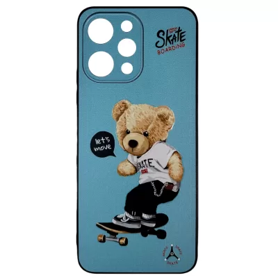 Чехол для Redmi 12 Boter Case (Bear on a skateboard)