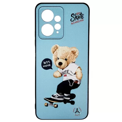 Чехол для Redmi Note 12 4G Boter Case (Bear on a skateboard)