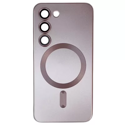 Чехол для Samsung S23 MagSafe color mate (Pink)