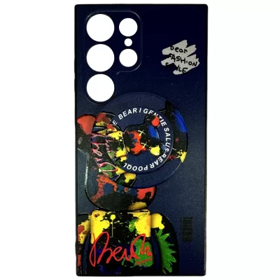 Чехол для Samsung S23 Ultra Boter Case+Magsafe grip (Bear Fashion style)