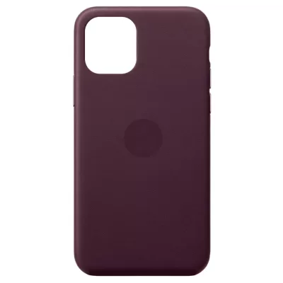 Чехол для iPhone 11 Leather Case With MagSafe (Dark Cherry)