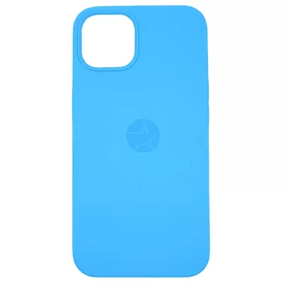 Чехол для iPhone 12 Pro Max App Silicone (with logo 360) (Голубой(53))