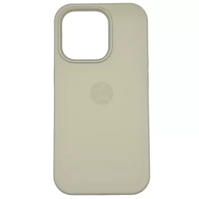 Чехол для iPhone 13 Pro Max App Silicone (with logo 360) (Слоновая Кость(10))