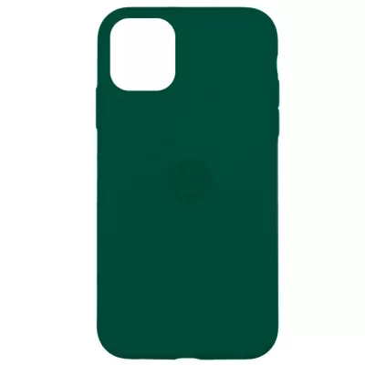 Чехол для iPhone 11 App Silicone (with logo 360) (Темно-зеленый(49))