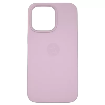 Чехол для iPhone 14 Pro Max App Silicone (with logo 360) (Бледно-Лиловый(76))