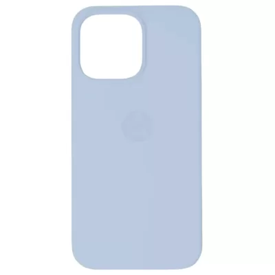 Чехол для iPhone 14 Pro Max App Silicone (with logo 360) (Васильковый(5))