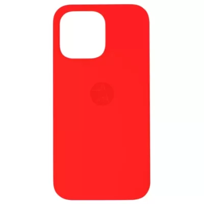 Чехол для iPhone 14 Pro Max App Silicone (with logo 360) (Красный(14))