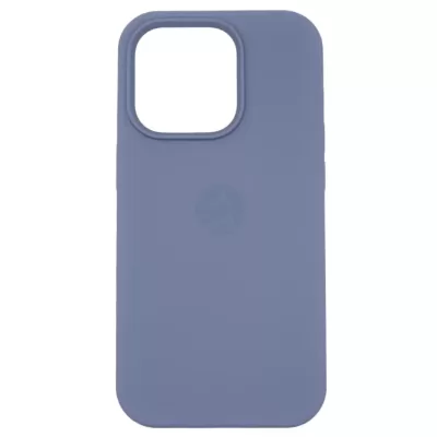 Чехол для iPhone 14 Pro Max App Silicone (with logo 360) (Лавандовый(46))