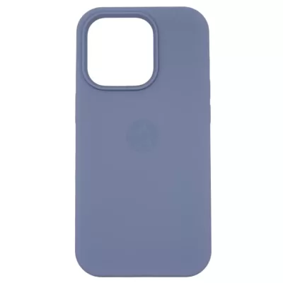 Чехол для iPhone 15 Pro App Silicone (with logo 360) (Лавандовый(46))