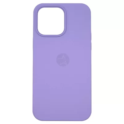 Чехол для iPhone 15 Pro App Silicone (with logo 360) (Лиловый(41))