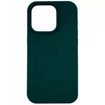 Чехол для iPhone 14 Pro Max App Silicone (with logo 360) (Темно-Зеленый(49))